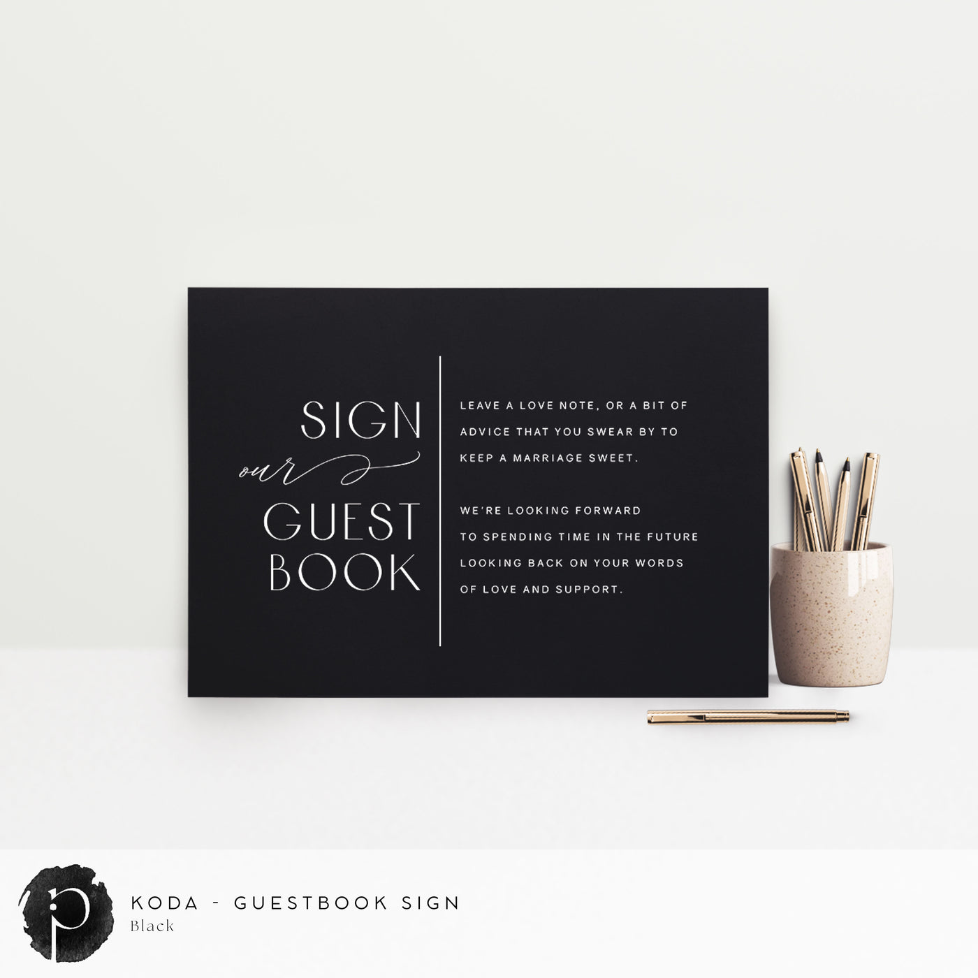 Koda - Guestbook Sign