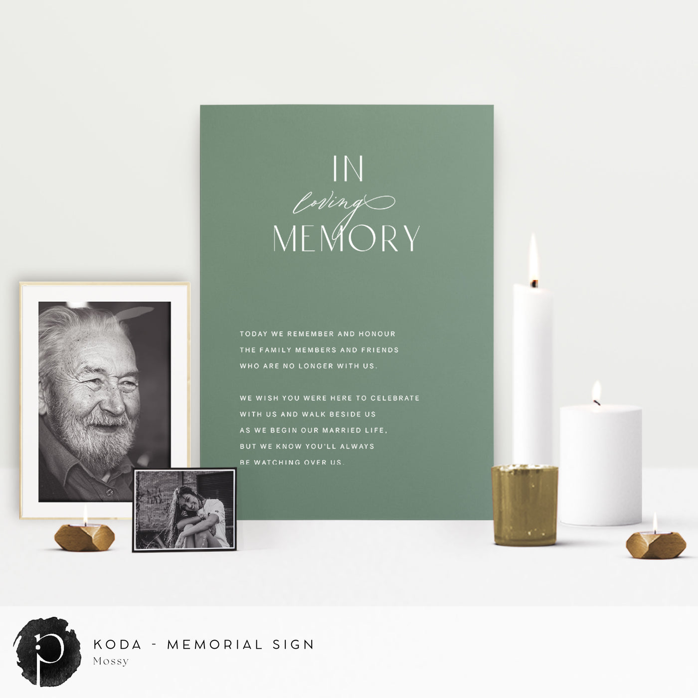 Koda - In Loving Memory Memorial Sign