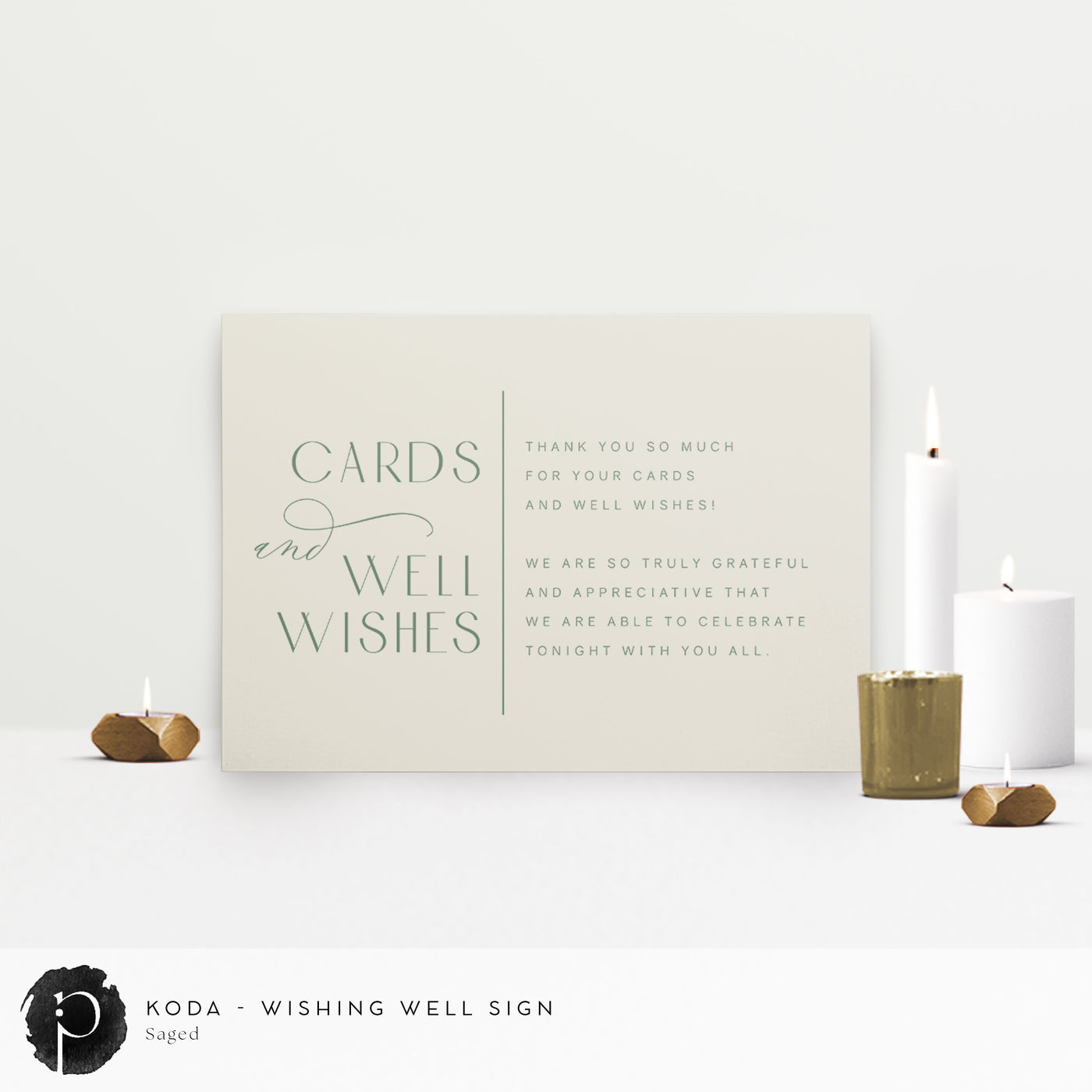 Koda - Cards/Gifts/Presents/Wishing Well Table Sign