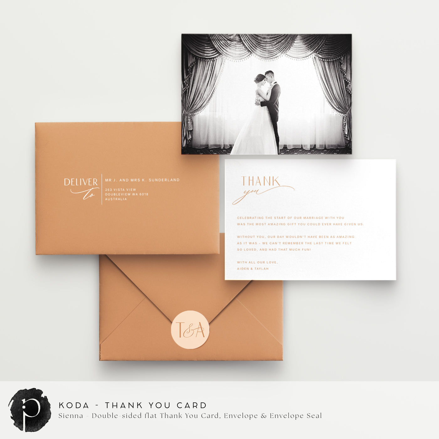 Koda - Wedding Thank You Cards