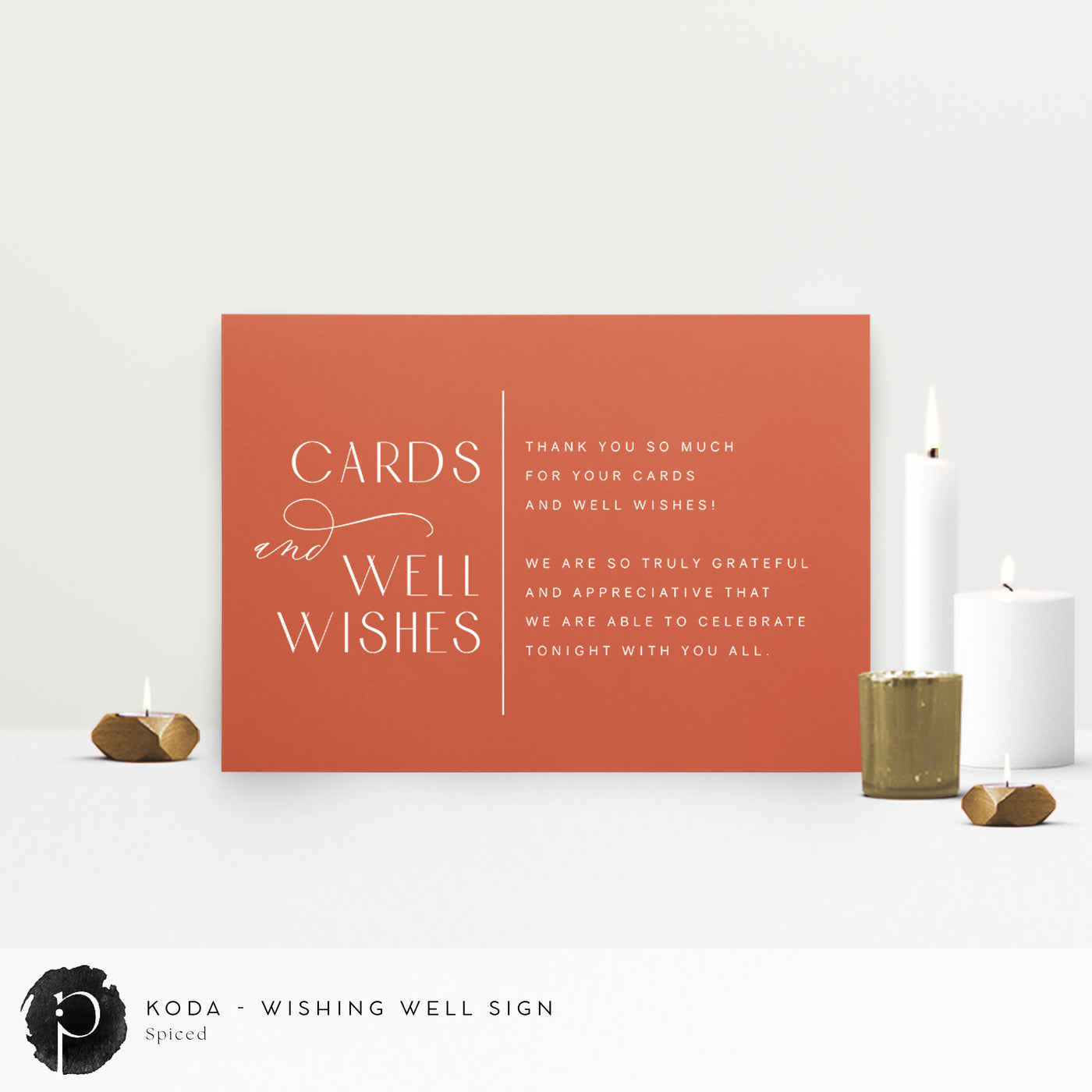 Koda - Cards/Gifts/Presents/Wishing Well Table Sign