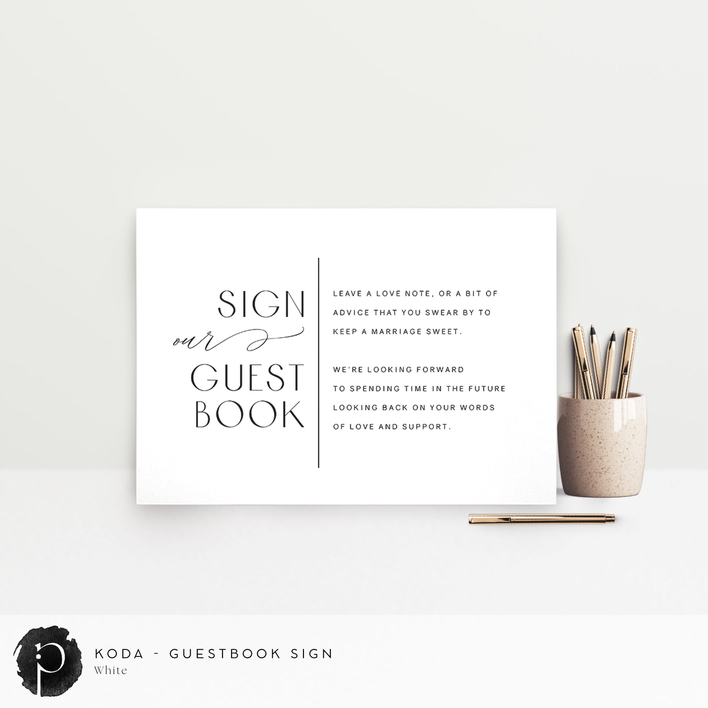 Koda - Guestbook Sign