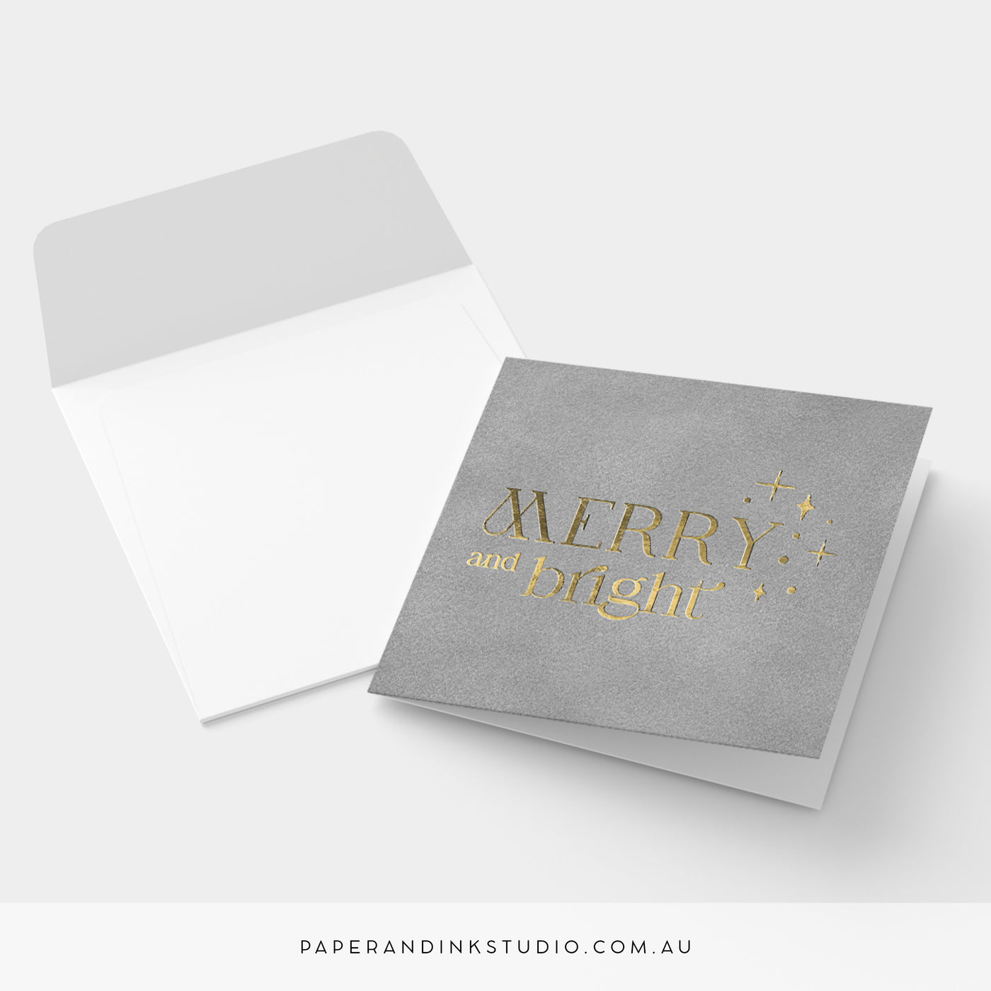 Luxe Christmas Cards - Light Grey