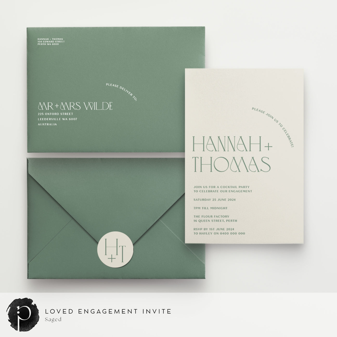 Loved - Engagement Invitations