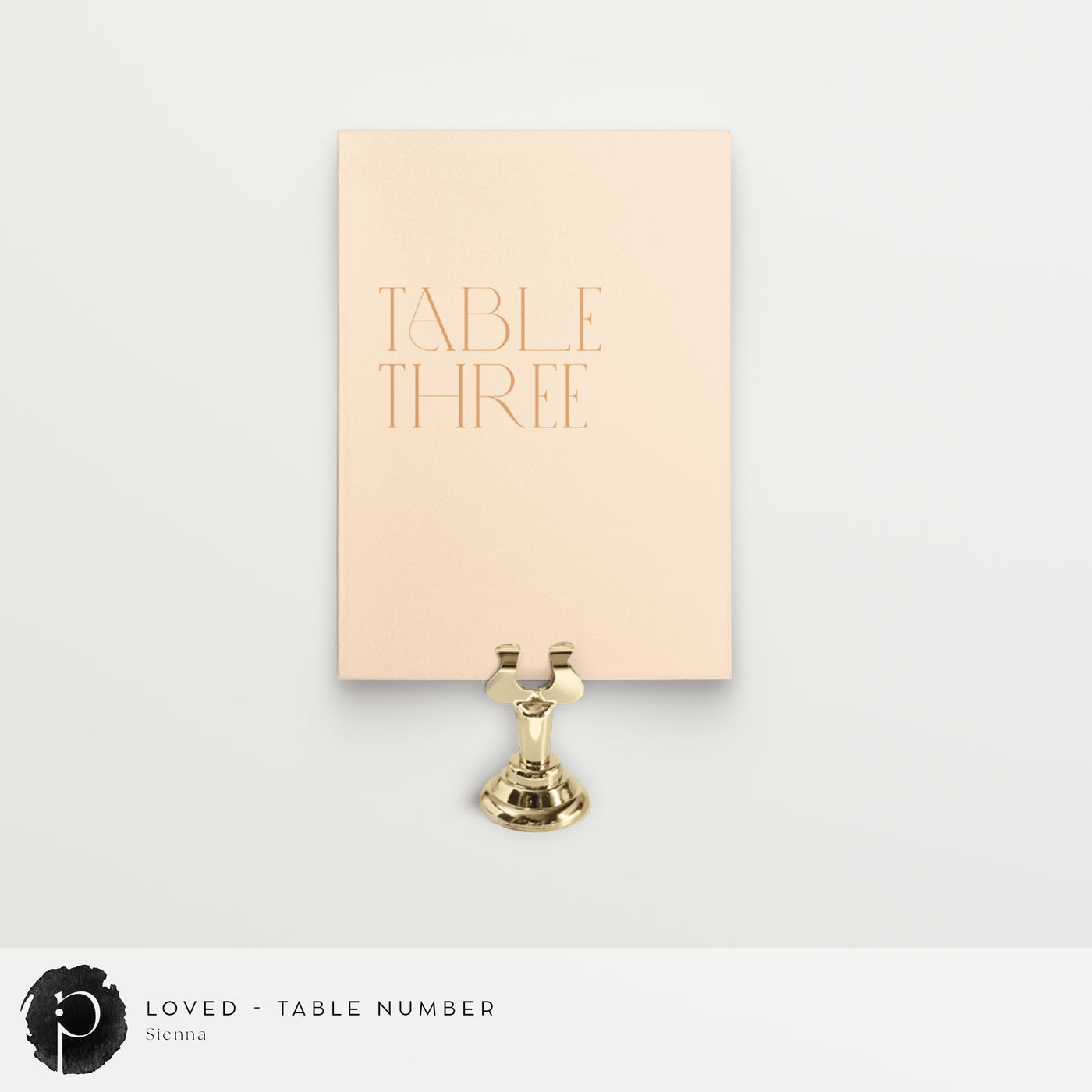 Loved - Table Numbers