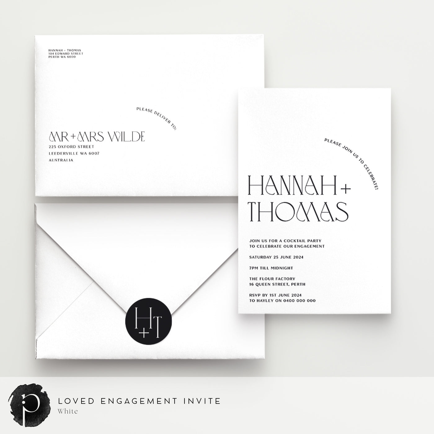Loved - Engagement Invitations