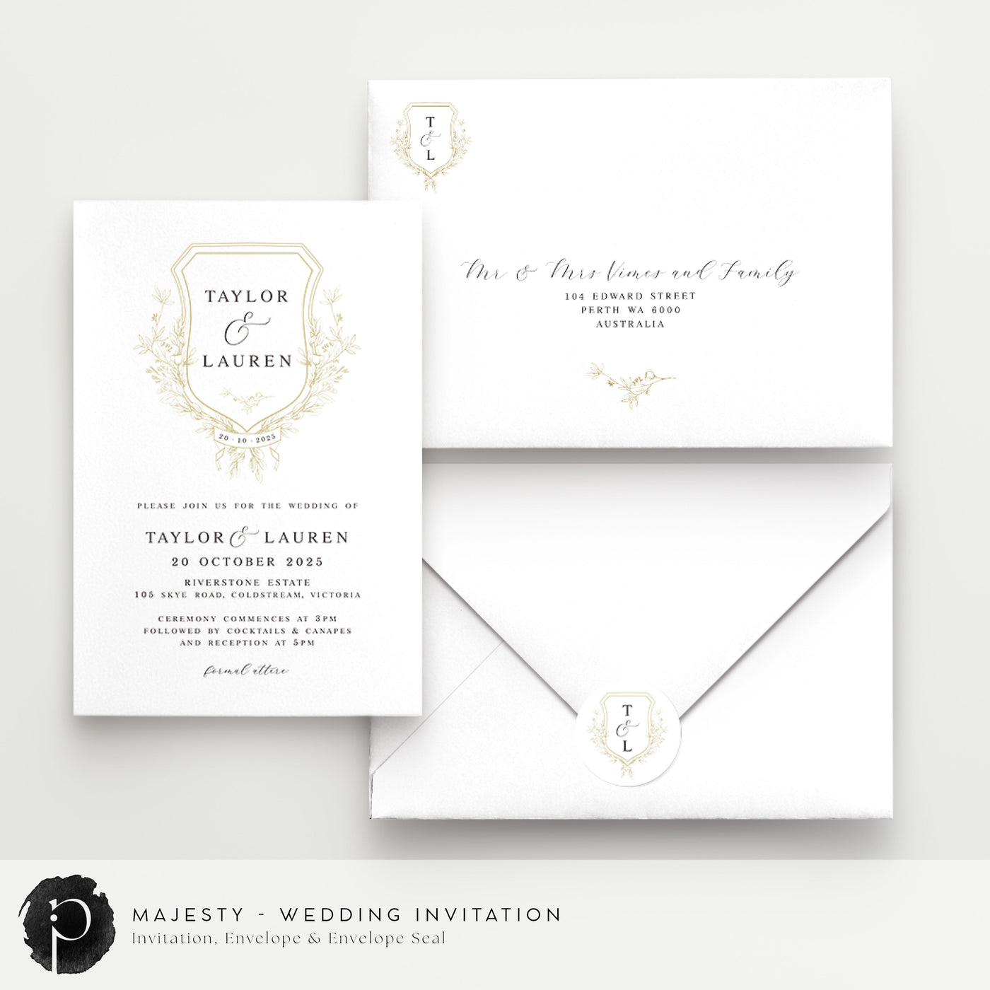 Majesty - Wedding Invitations