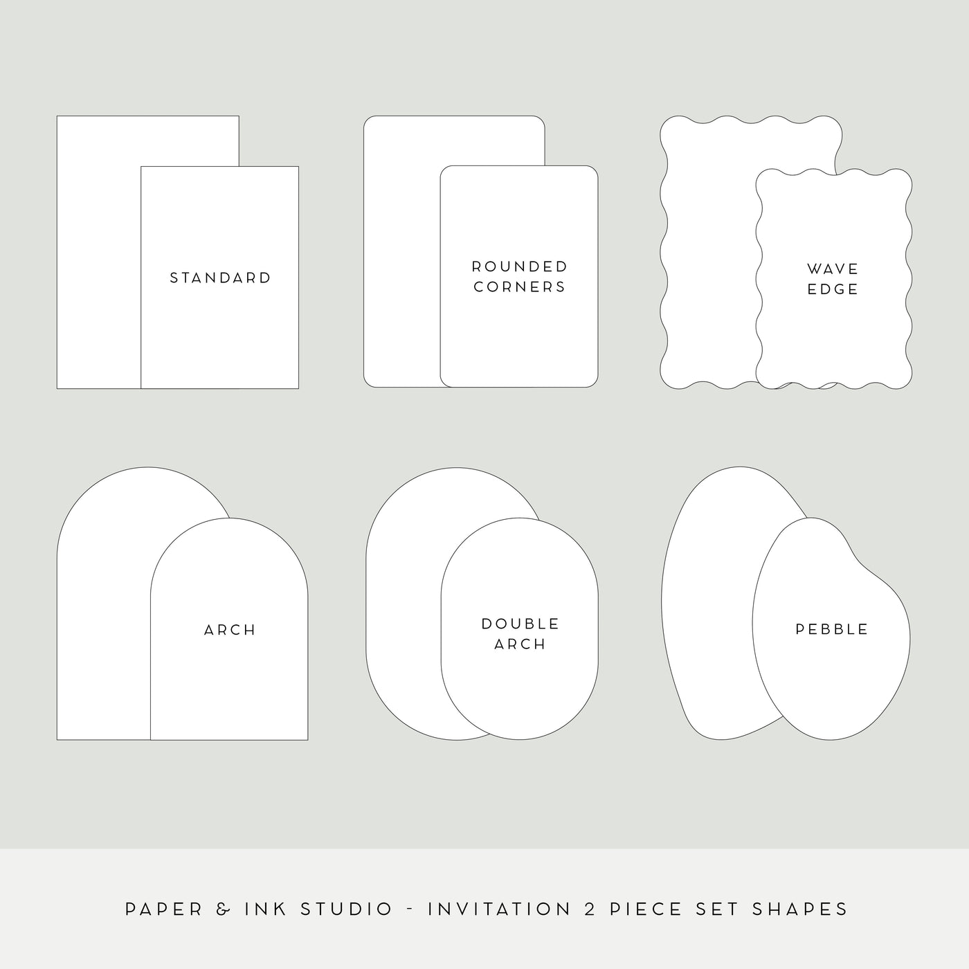 Waverly - Wedding Invitation & Information/Details Card Set