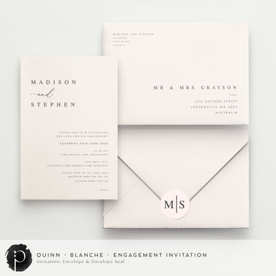Quinn - Engagement Invitations