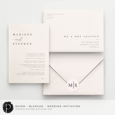 Quinn - Wedding Invitations