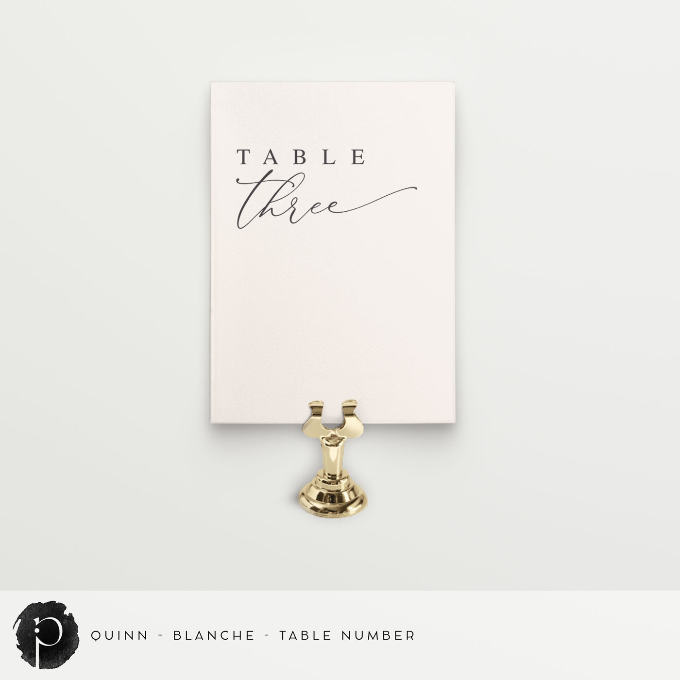 Quinn - Table Numbers