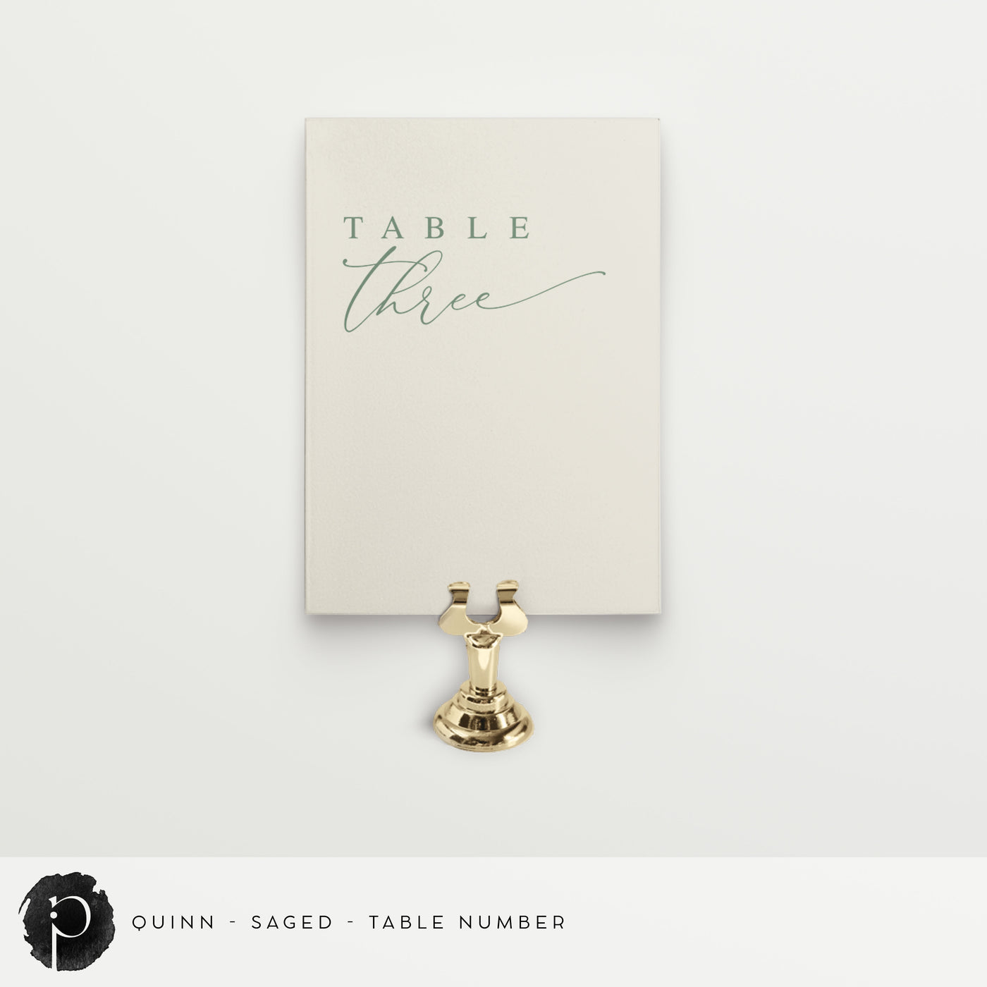 Quinn - Table Numbers