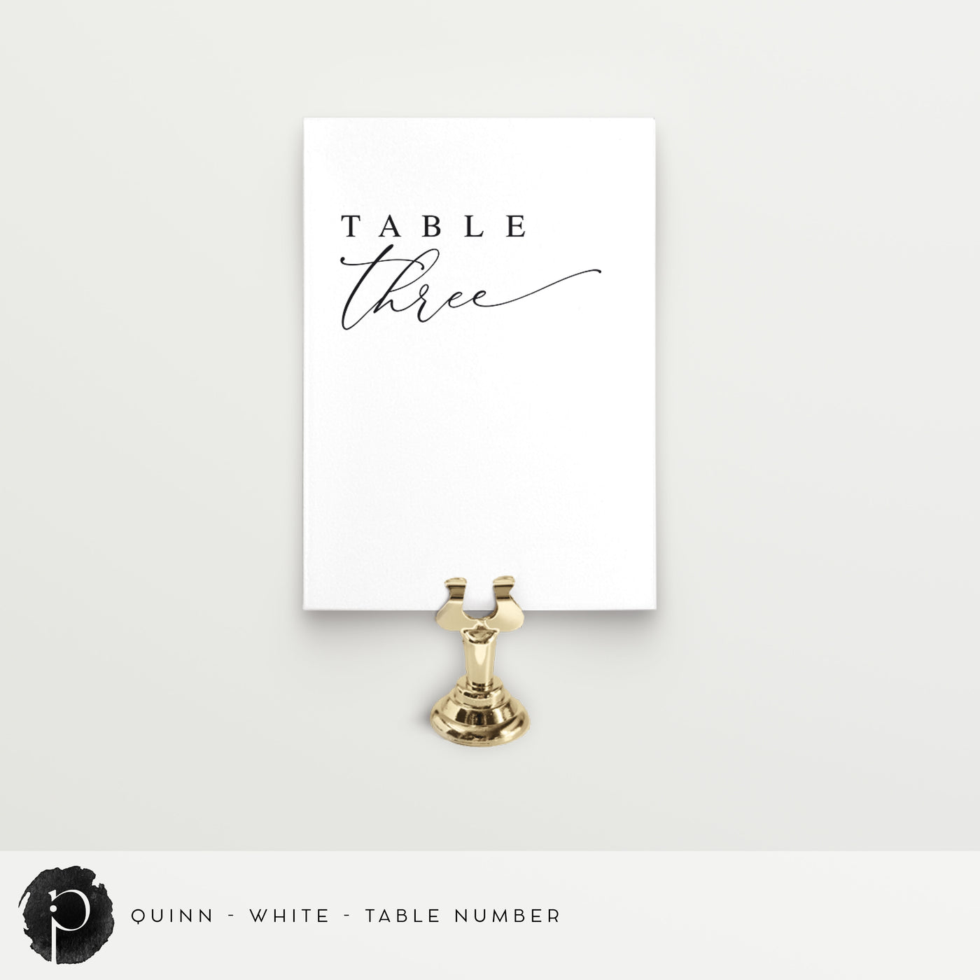 Quinn - Table Numbers