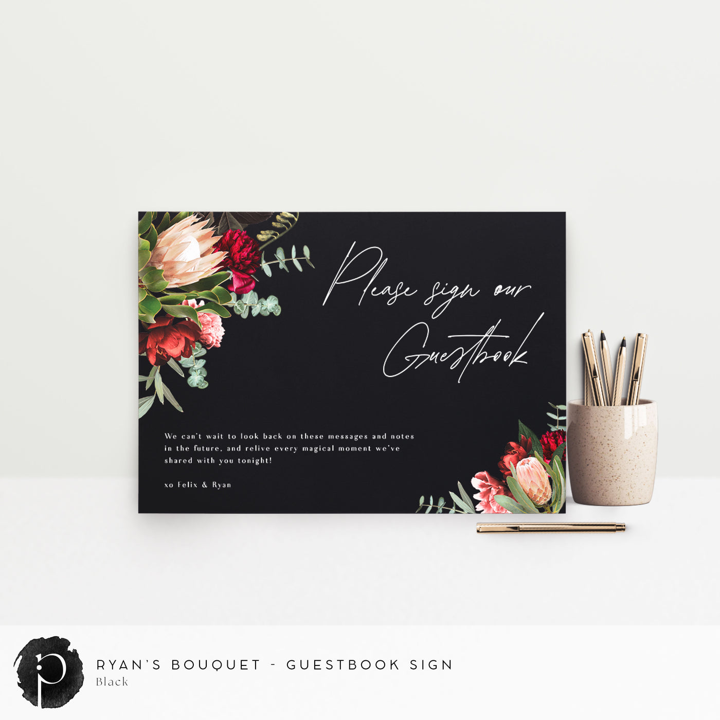 Ryan's Bouquet - Guestbook Sign
