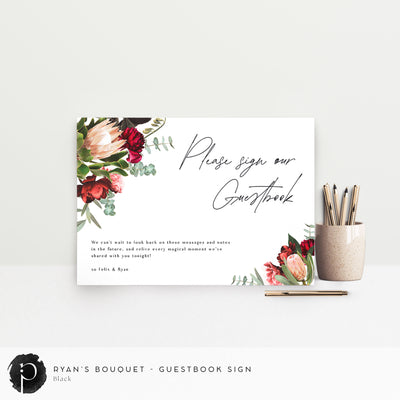 Ryan's Bouquet - Guestbook Sign