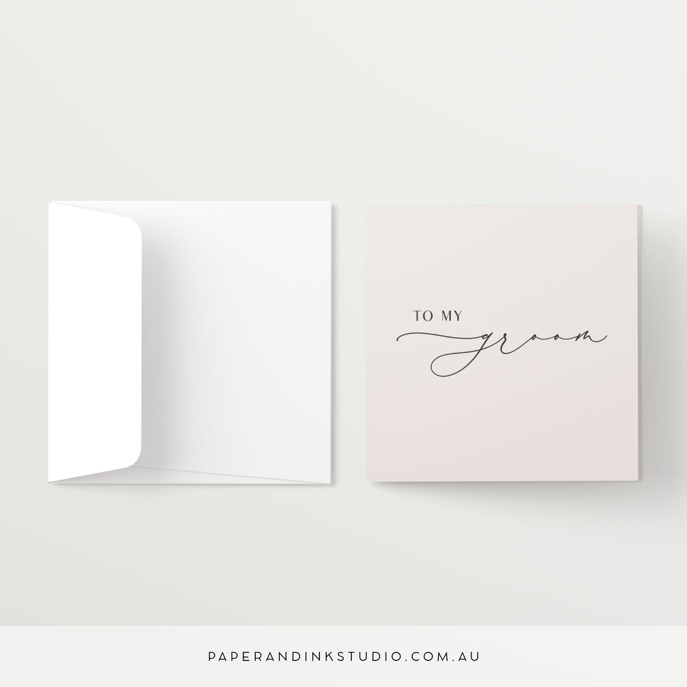 To My Groom Card - Silk