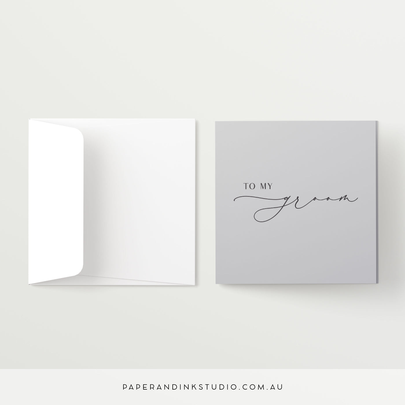 To My Groom Card - Silk