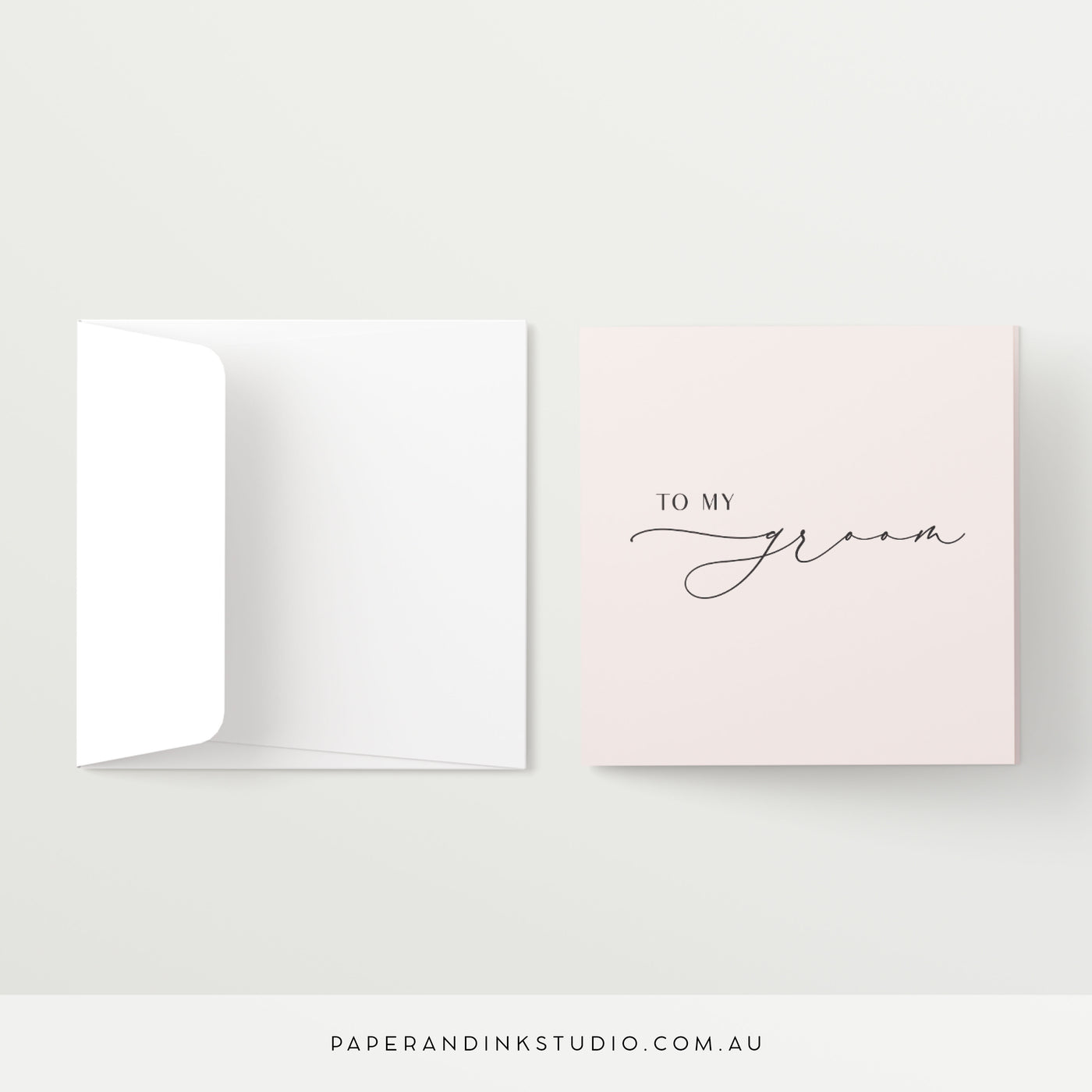 To My Groom Card - Silk