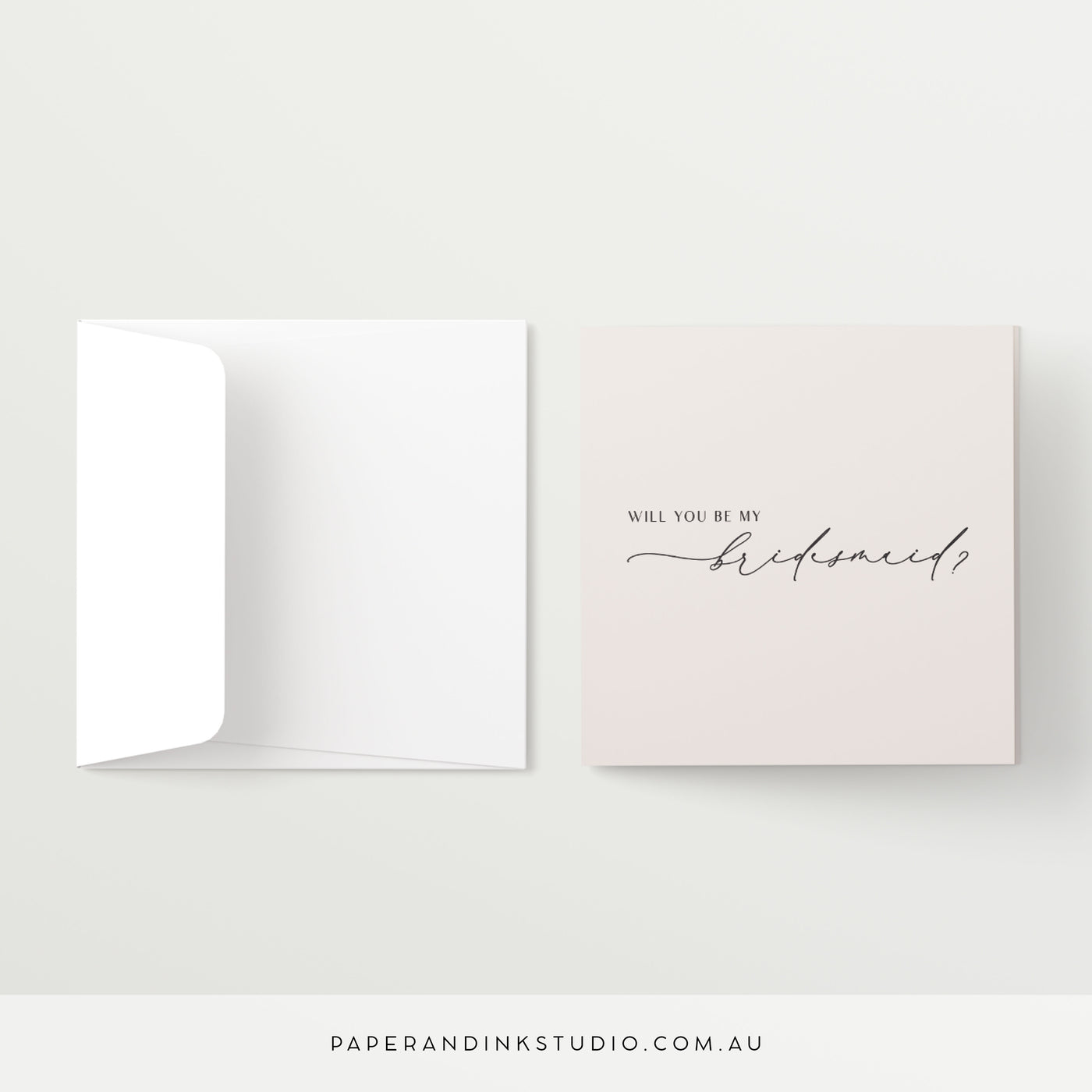 Will You Be My Bridesmaid Card - Silk