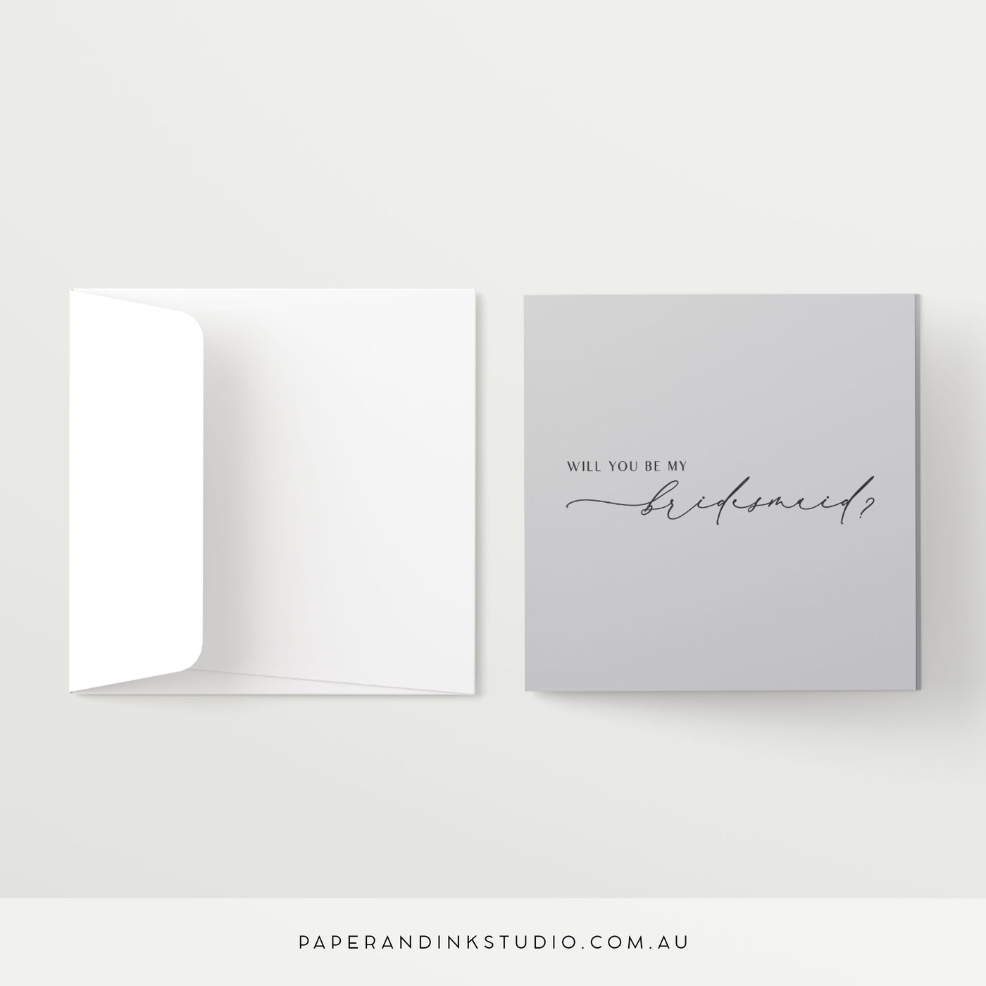 Will You Be My Bridesmaid Card - Silk