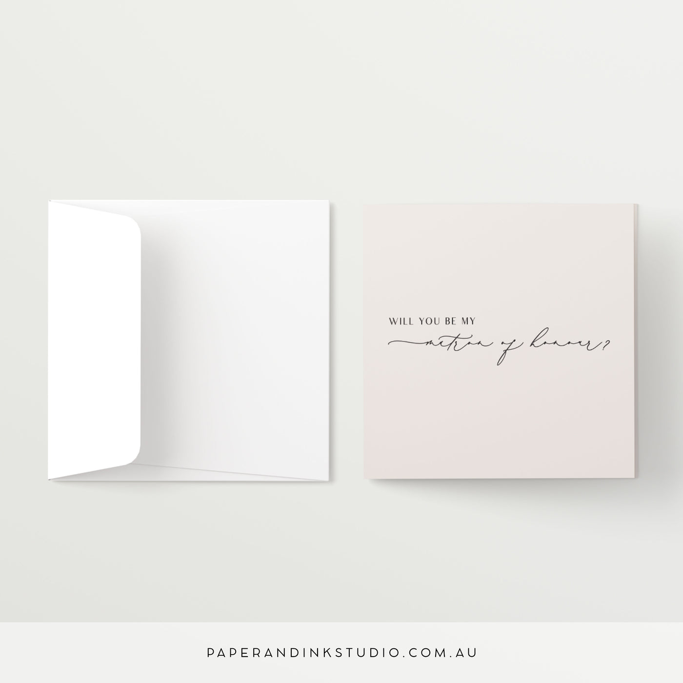 Will You Be My Matron Of Honour Card - Silk
