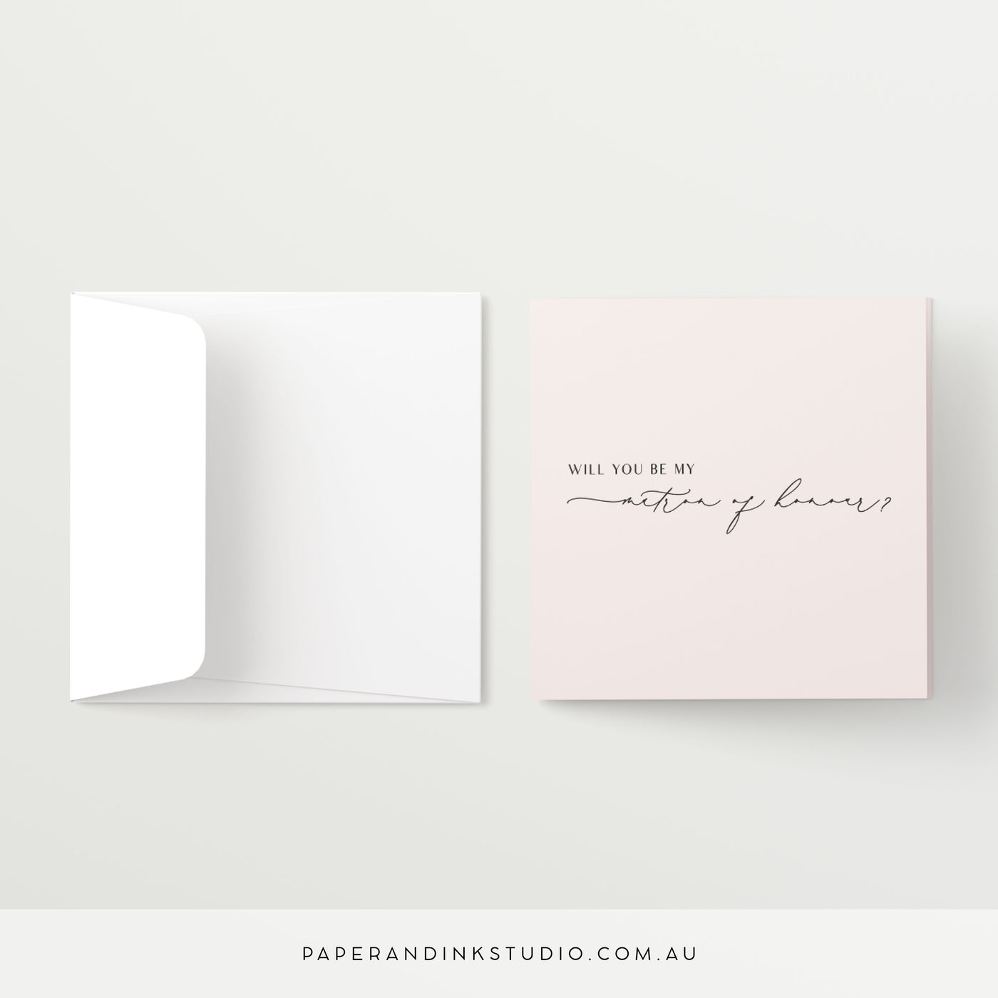 Will You Be My Matron Of Honour Card - Silk