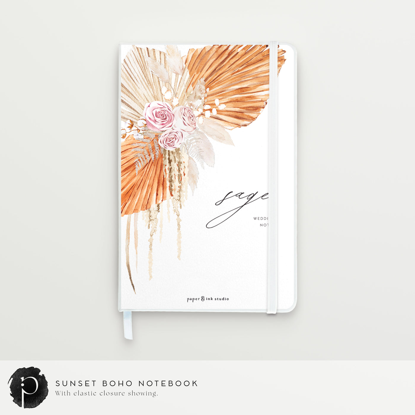 Sunset Boho - Personalised Notebook, Journal