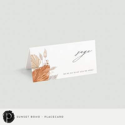 Sunset Boho - Place Cards