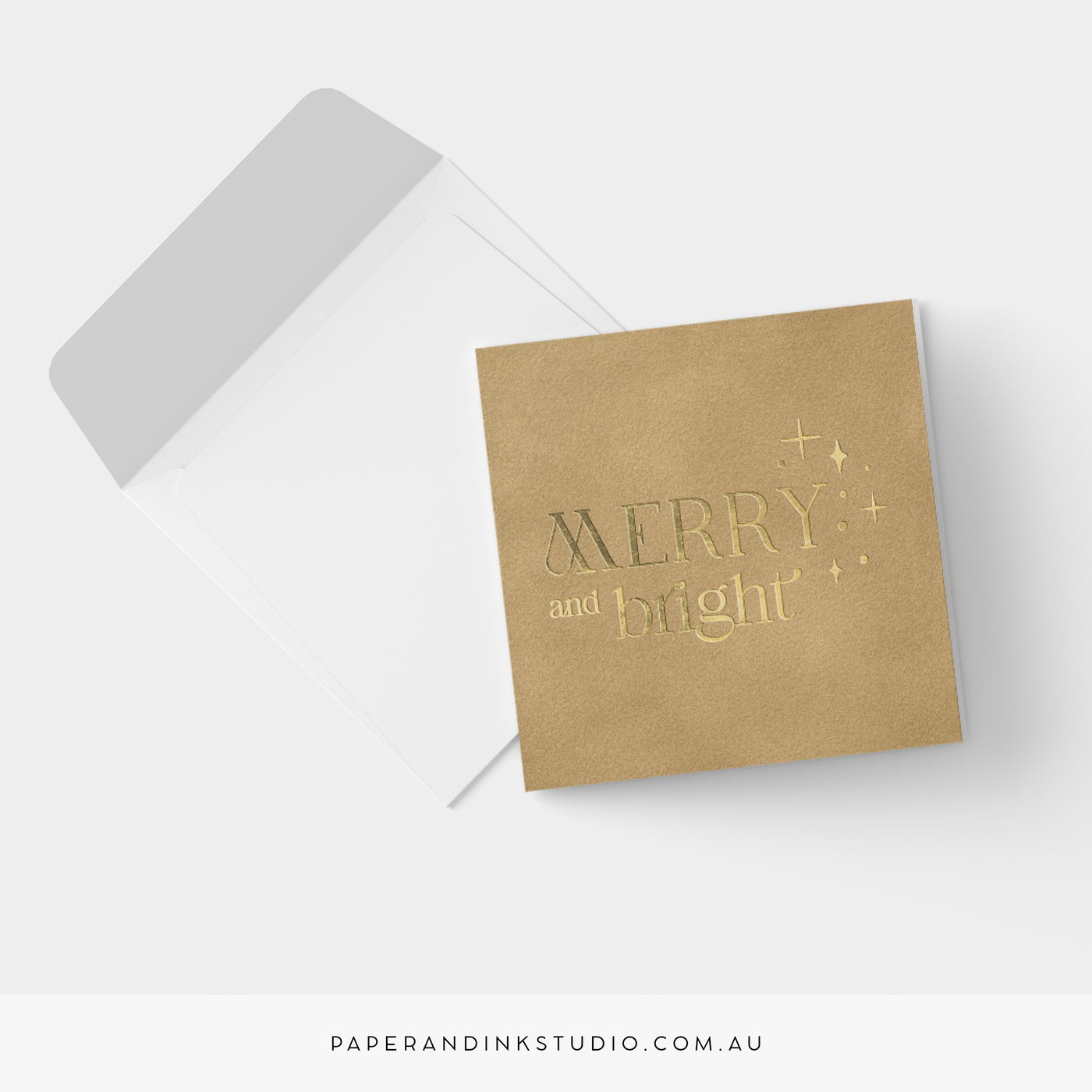 Luxe Christmas Cards - Latte