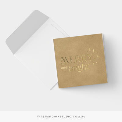 Luxe Christmas Cards - Latte