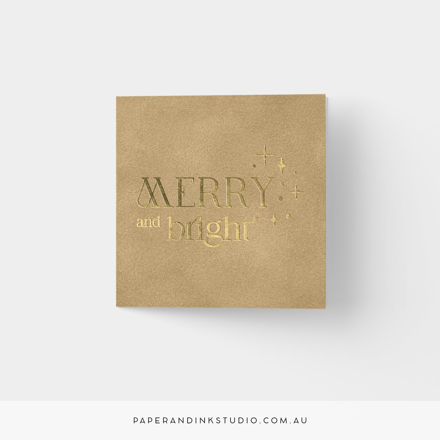 Luxe Christmas Cards - Latte