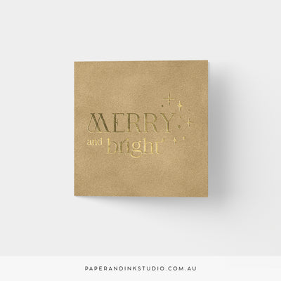 Luxe Christmas Cards - Latte