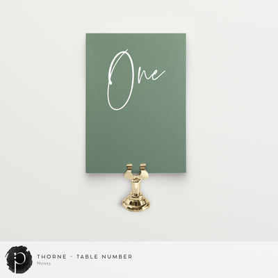 Thorne - Table Numbers