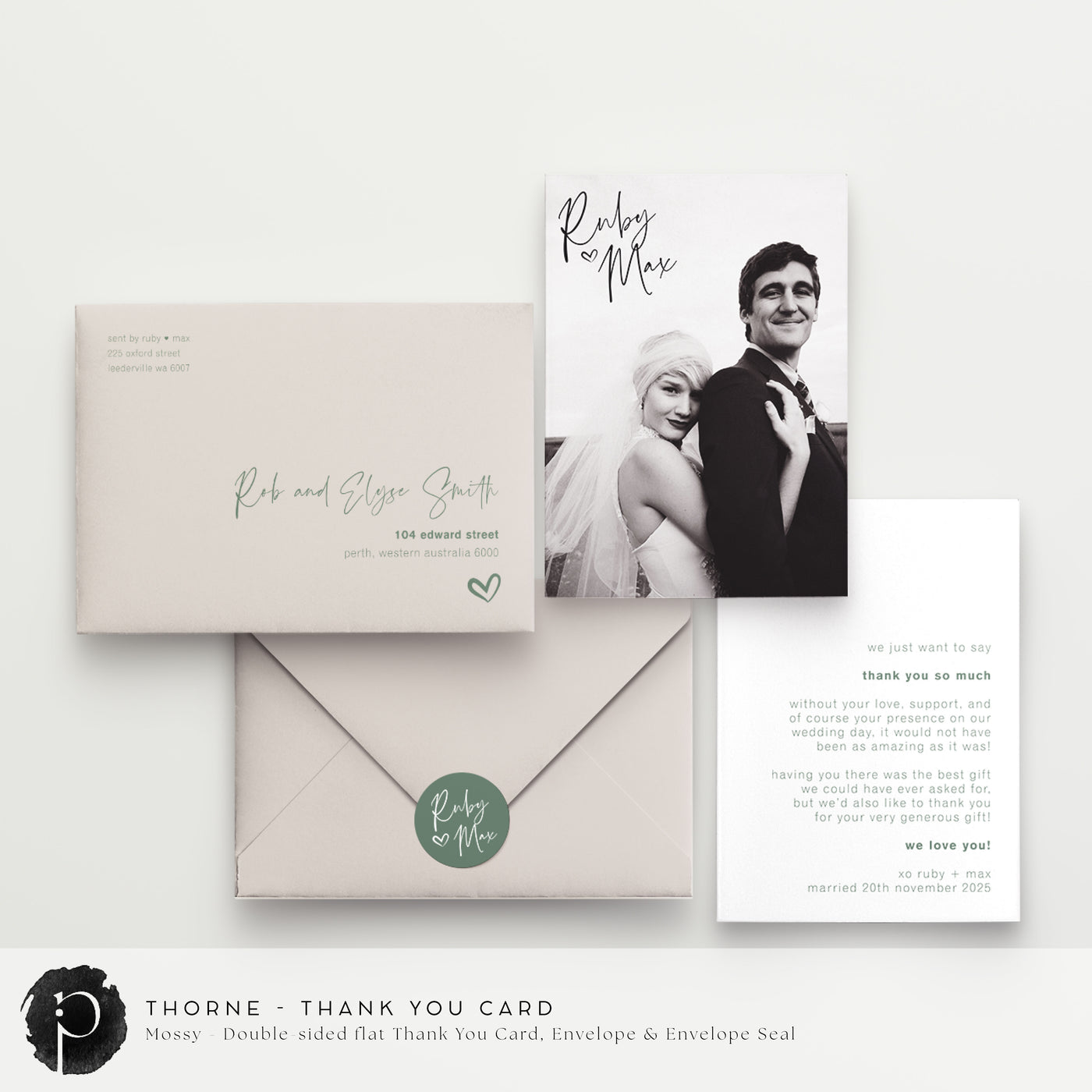 Thorne - Wedding Thank You Cards