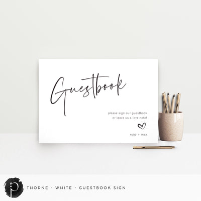 Thorne - Guestbook Sign