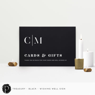 Treasury - Cards/Gifts/Presents/Wishing Well Table Sign