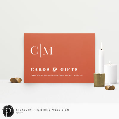 Treasury - Cards/Gifts/Presents/Wishing Well Table Sign