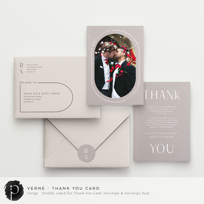 Verne - Wedding Thank You Cards