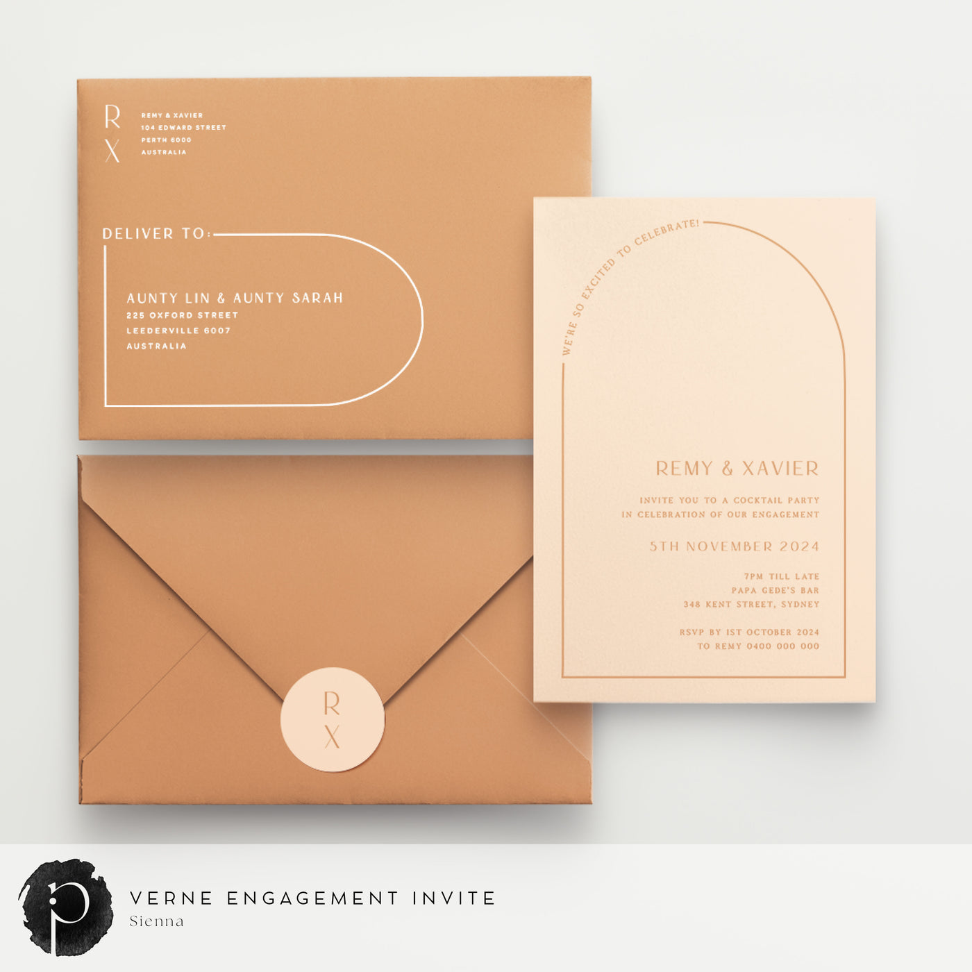 Verne - Engagement Invitations