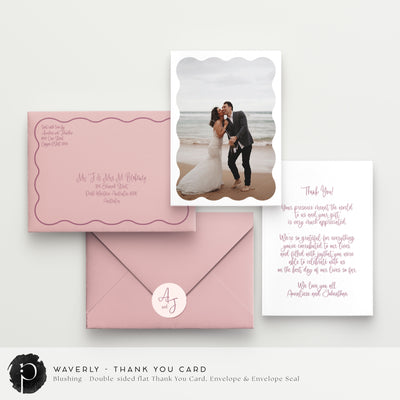 Waverly - Wedding Thank You Cards