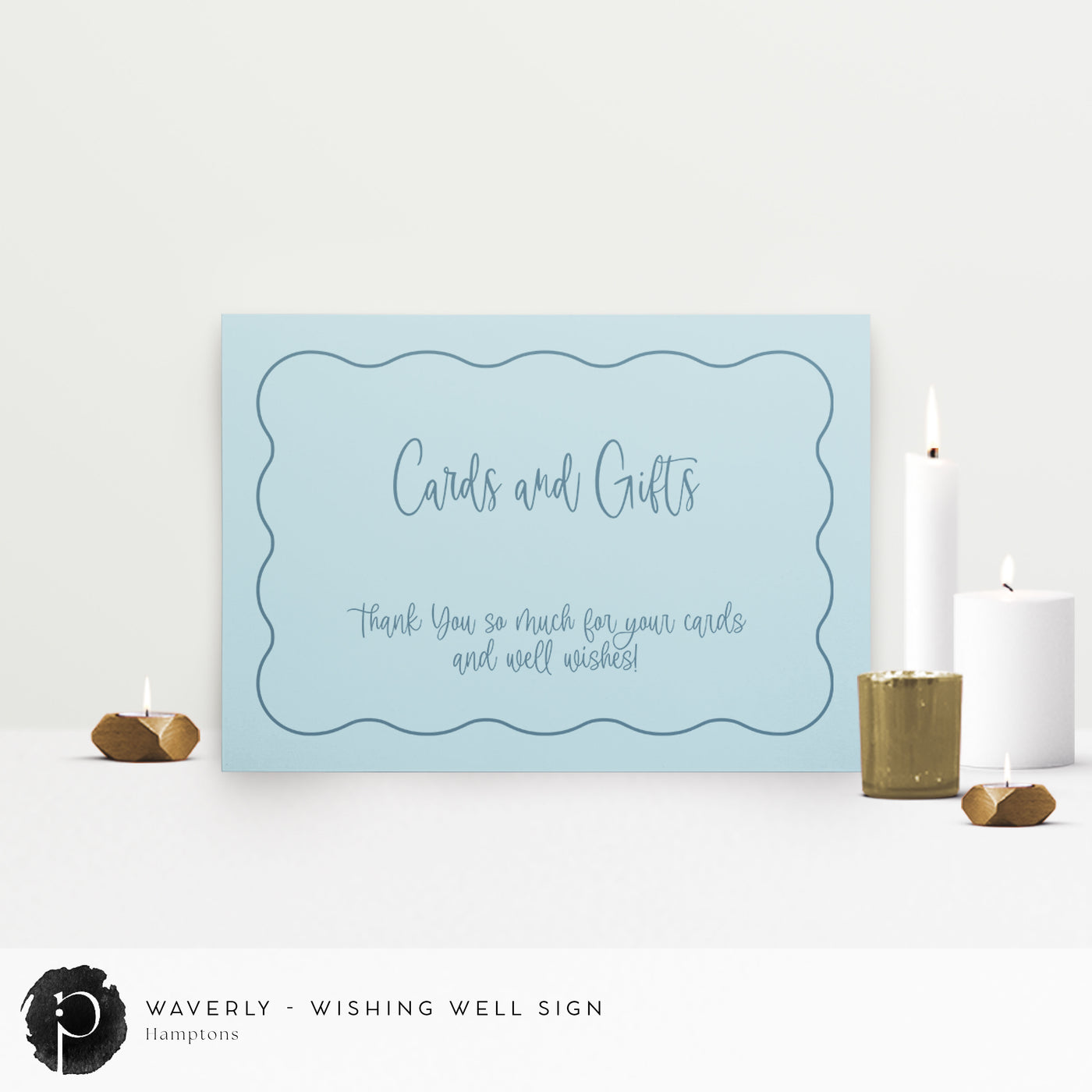 Waverly - Cards/Gifts/Presents/Wishing Well Table Sign