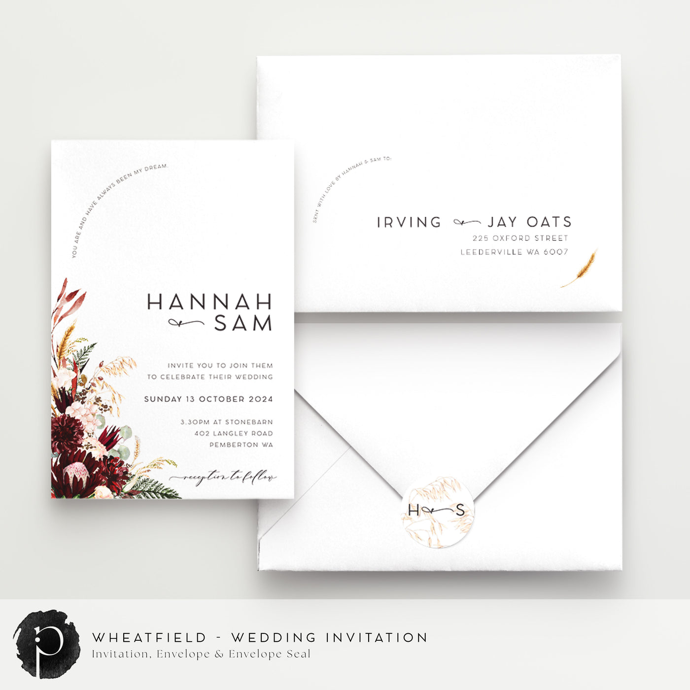 Wheatfield - Wedding Invitations