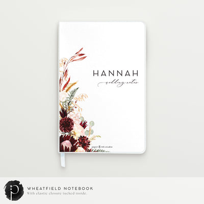 Wheatfield - Personalised Notebook, Journal