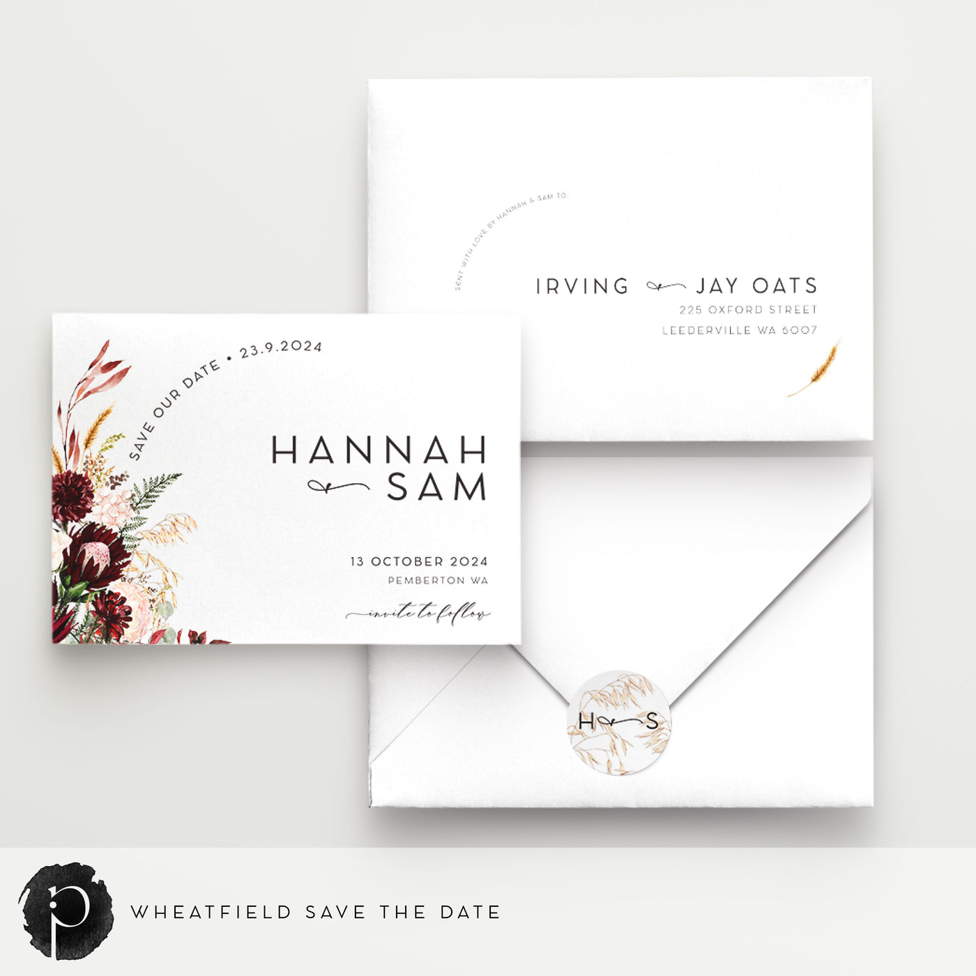Wheatfield - Save The Date Cards