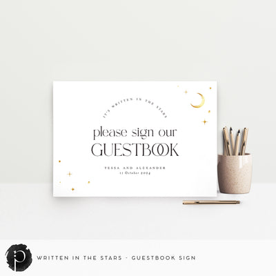 Written In The Stars -Guestbook Sign