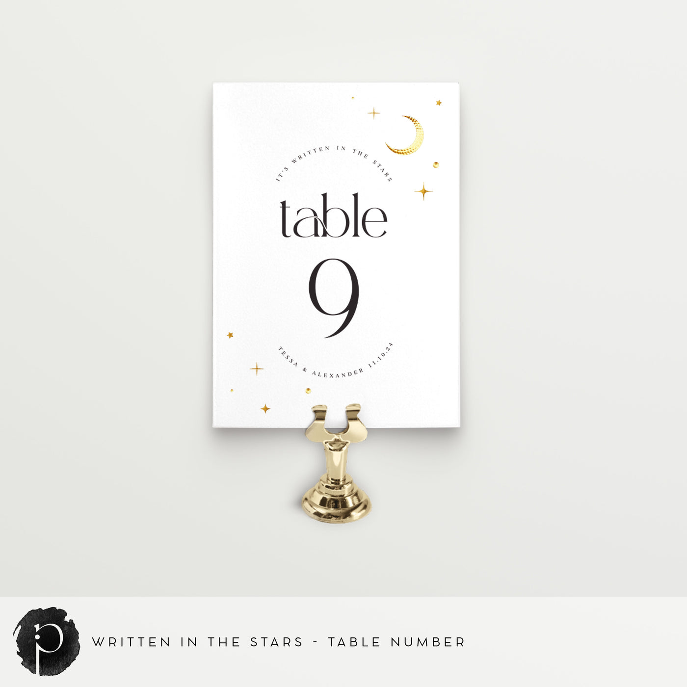 Written In The Stars - Table Numbers