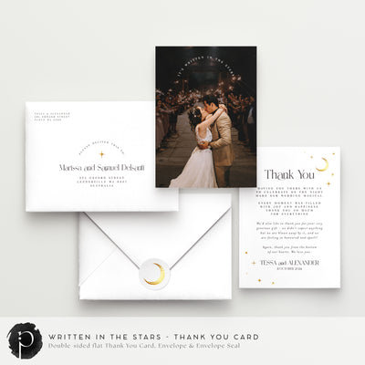 Written In The Stars - Wedding Thank You Cards